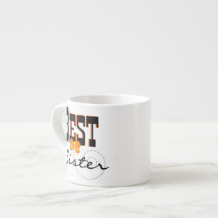 Bästa syster Butterfly-gåvor Espressomugg