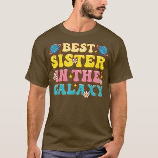 Bästa syster i Galay Groovy sisterdagsljus för T Shirt