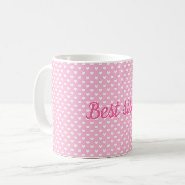 Bästa syster kaffemugg (Framsida vänster)