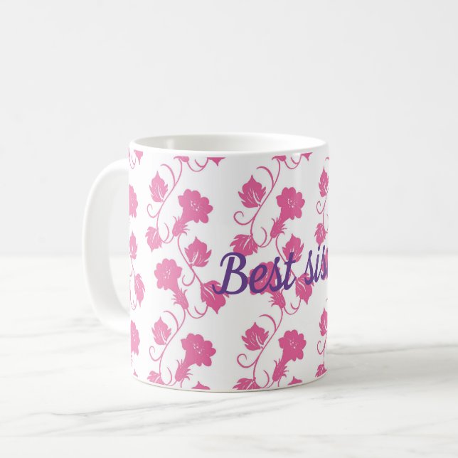 Bästa syster kaffemugg (Framsida vänster)