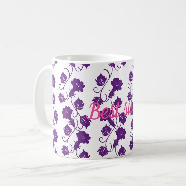 Bästa syster kaffemugg (Framsida vänster)