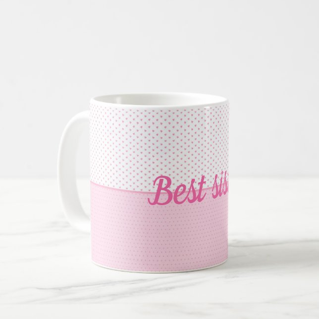 Bästa syster kaffemugg (Framsida vänster)