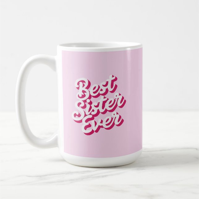 Bästa syster någonsin kaffemugg (Vänster)