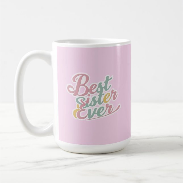 Bästa syster någonsin kaffemugg (Vänster)