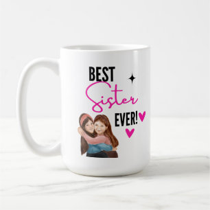Bästa syster någonsin kaffemugg