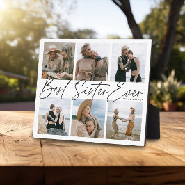 "Bästa syster någonsin" Keepsaké Photo Collage