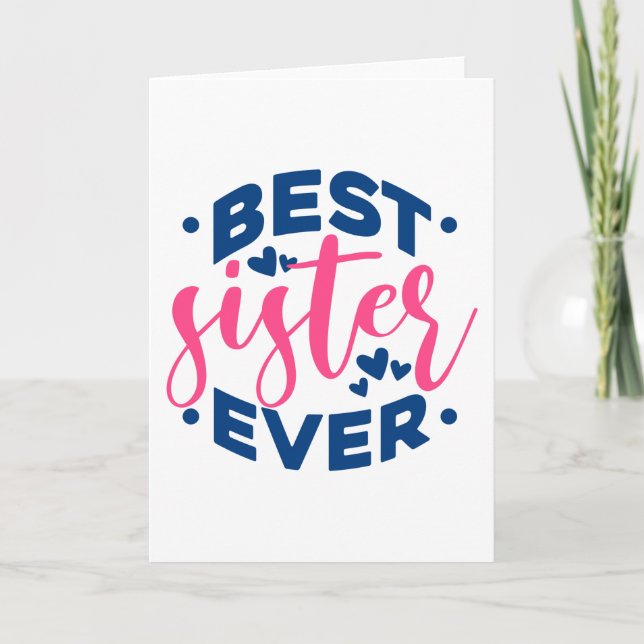 Bästa syster någonsin kort (Framsida)
