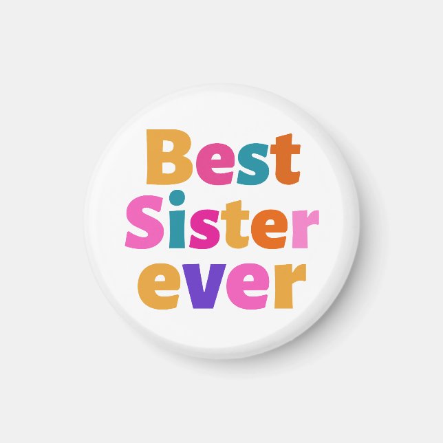 Bästa syster någonsin magnet (Framsidan)