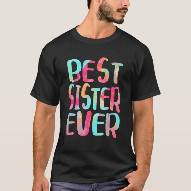 Bästa syster någonsin Mors dag T Shirt (Framsida)