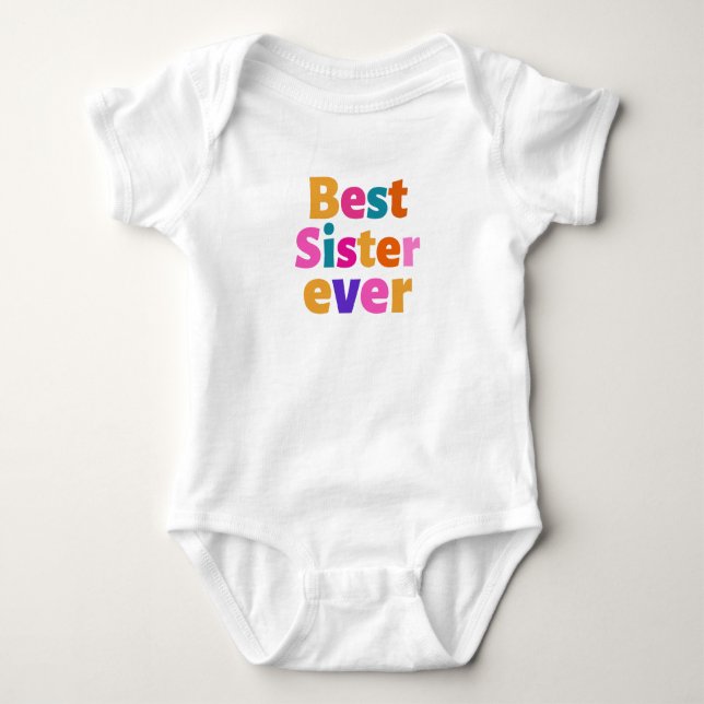 Bästa syster någonsin t shirt (Framsida)