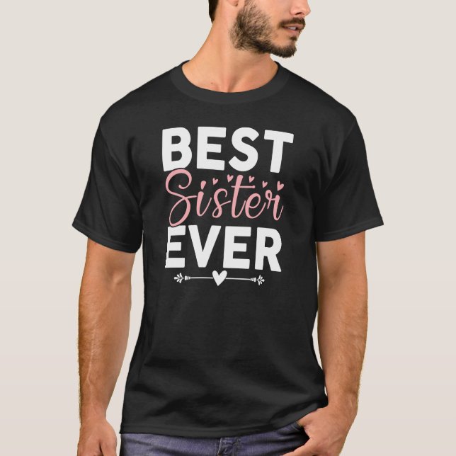 Bästa syster någonsin t shirt (Framsida)