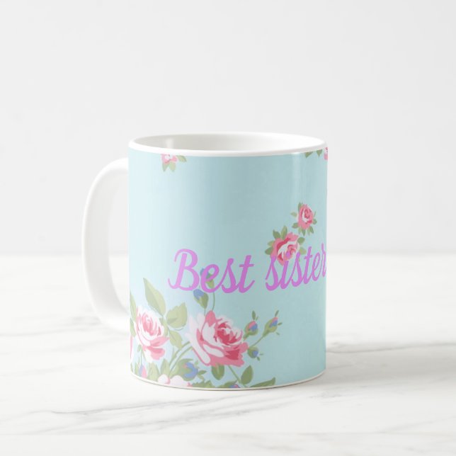 Bästa syster nånsin kaffemugg (Framsida vänster)
