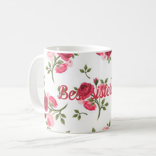 Bästa syster nånsin kaffemugg (Framsida vänster)