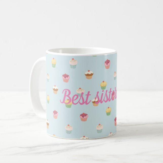 Bästa syster nånsin kaffemugg (Framsida vänster)