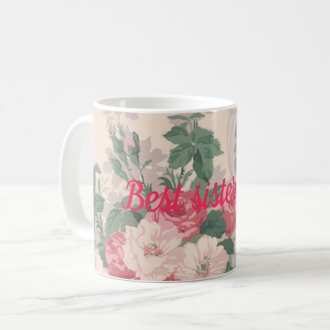 Bästa syster nånsin kaffemugg (Framsida vänster)