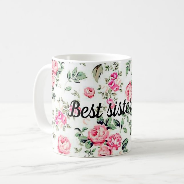 Bästa syster nånsin kaffemugg (Framsida vänster)