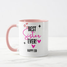 Bästa systern någonsin Glad Eid-mugg