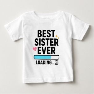 Bästa systern någonsin laddar t shirt