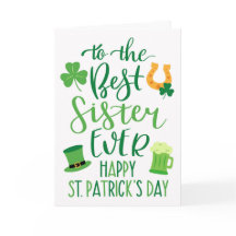 Bästa systern någonsin på St. Patricks dag