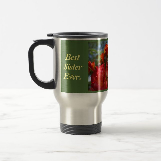 Bästa systern någonsin present Högtider Resa Kaffe Resemugg (Vänster)