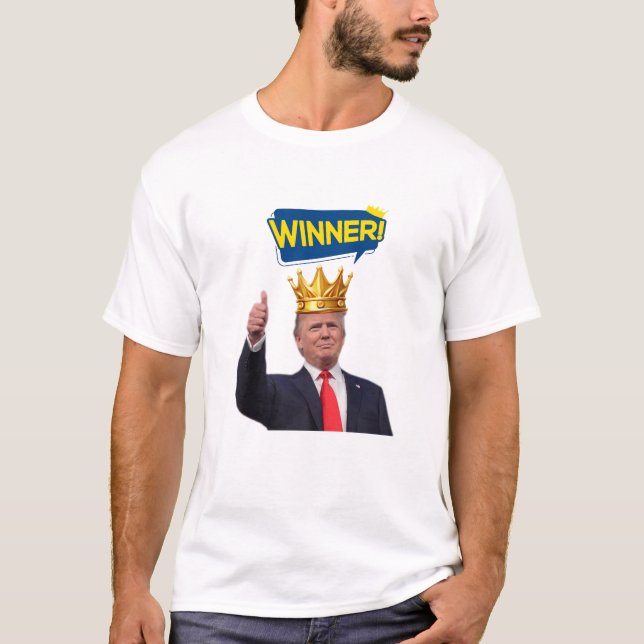 Bästa T-shirt Donald Trump Winner (Framsida)