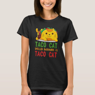Bästa Taco Cat Stavade Baklänges Är TacoCat T Shirt