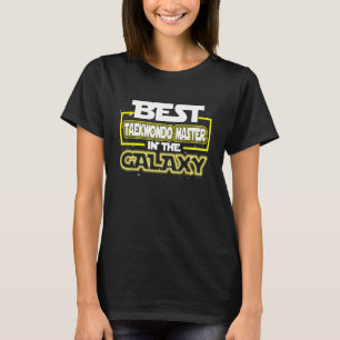 Bästa Taekwondo Master i Galaxy Shirt T