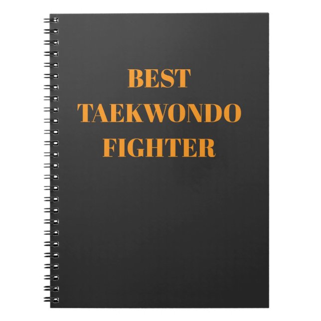 Bästa taekwondo-utövare anteckningsbok (Framsidan)