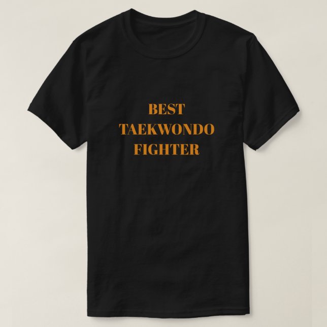 Bästa taekwondo-utövare t shirt (Design framsida)