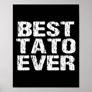 Bästa Tato Någonsin Pappa Ukraina Distressed Poster