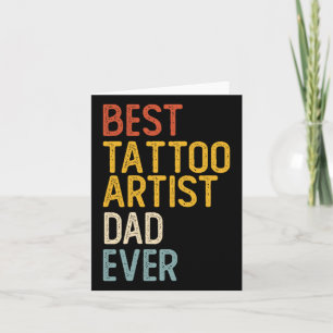 Bästa Tattokonstnären Pappa någonsin kommer för Pa Kort