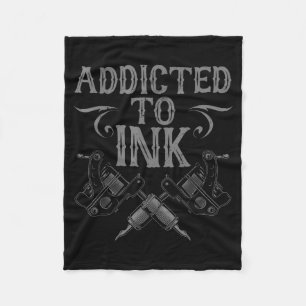 Bästa tatueringkonst för män Kvinnor Tattoo Artist Fleecefilt