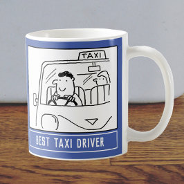 Bästa Taxi-Tecknad med Namn Choice. Kaffemugg