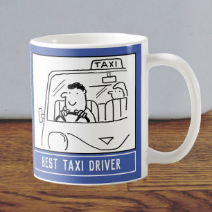 Bästa Taxi-Tecknad med Namn Choice. Kaffemugg