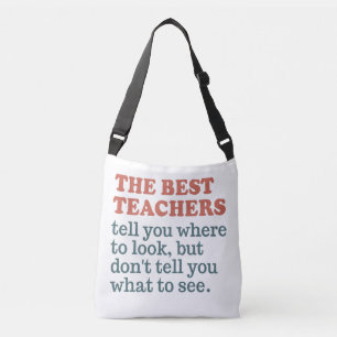 BÄSTA TEACHERS-anpassningsbar-monogrampåsar Axelväska
