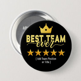 Bästa teamet någonsin, Anpassningsbar, svart och G Knapp