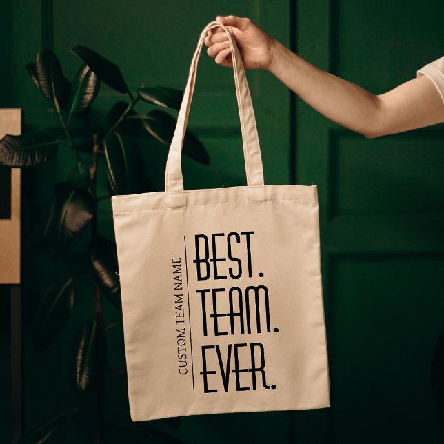 Bästa teamet någonsin, Anpassningsbarnas uppskattn Tygkasse (best team ever tote, custom team tote, personalized team tote, employee appreciation gifts, team)