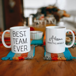 Bästa teamet någonsin, Personligens medarbetares u Kaffemugg