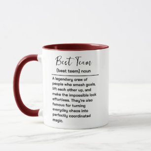 Bästa teamet någonsin Rolig modern teambeundran Mugg