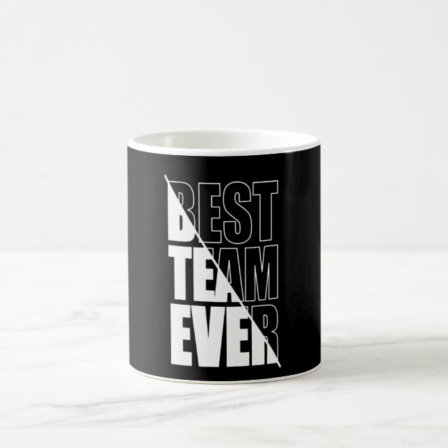 Bästa teamet någonsin-teamet Bygger uppskattning Kaffemugg (Center)