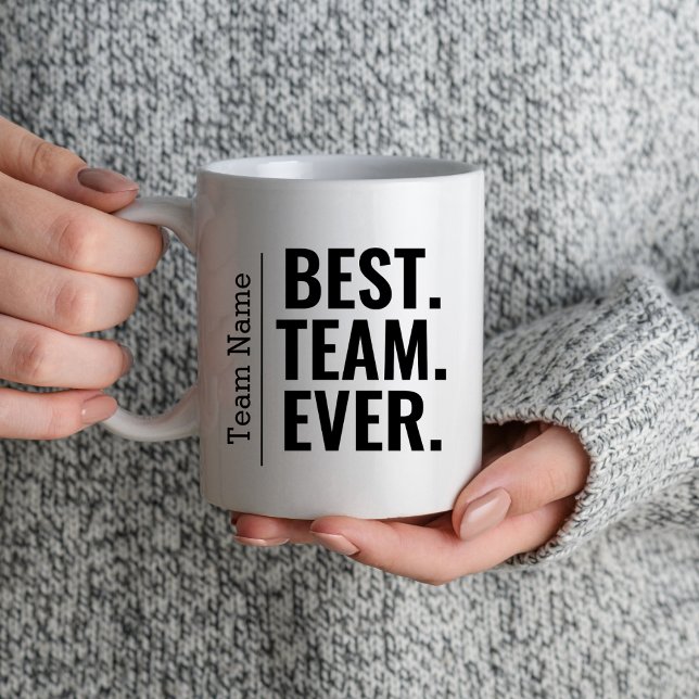Bästa teamet någonsin Teammat-teamets medarbetare Mugg (Skapare uppladdad)