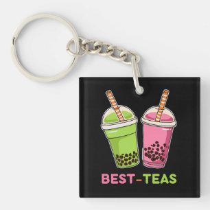 Bästa teas kawaii boba bubble pearl tea-vänner