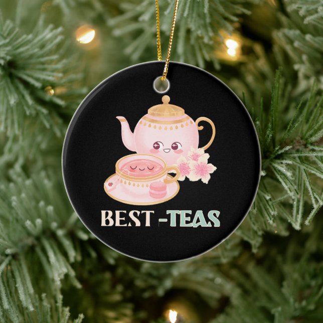Bästa-Teer Teälskare Julgransprydnad Keramik (Träd)