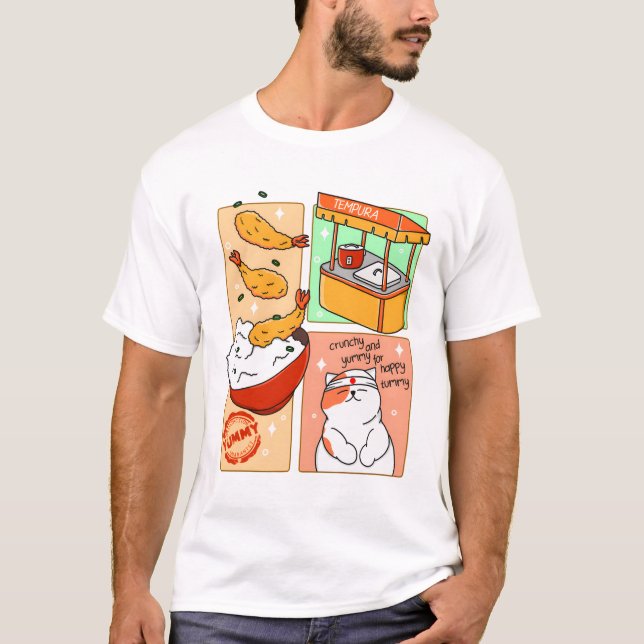 Bästa Tempura-Riset Bowl T Shirt (Framsida)