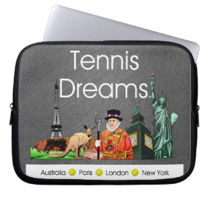 BÄSTA tennisdrömmar Laptop Sleeve