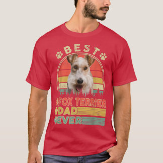 Bästa Terrier Pappa någonsin Fox Terrier Älskare H T Shirt