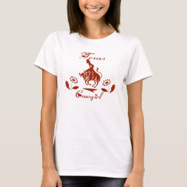 BÄSTA TEXAS COWGIRLSPAGETTI T SHIRT
