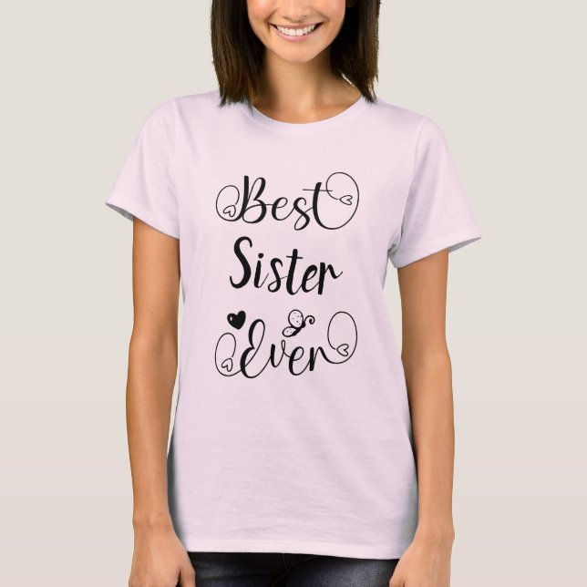 Bästa "text" någonsin-typografiskript t shirt (Framsida)