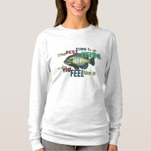 Bästa tid att fiska t shirt