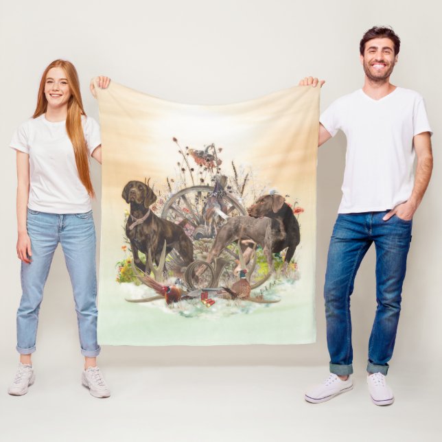 Bästa tider för dagen till Hunt, GSP Fleecefilt (På plats)